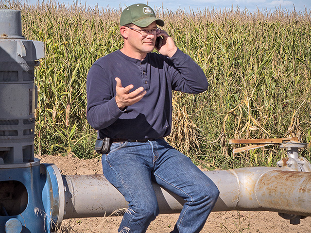 Diversification is the strategy Marc Arnusch, of Arnusch Farms, in Keenesburg, Colo., is relying on to enhance his revenue stream this growing season. (Progressive Farmer photo by Rob Lagerstrom)